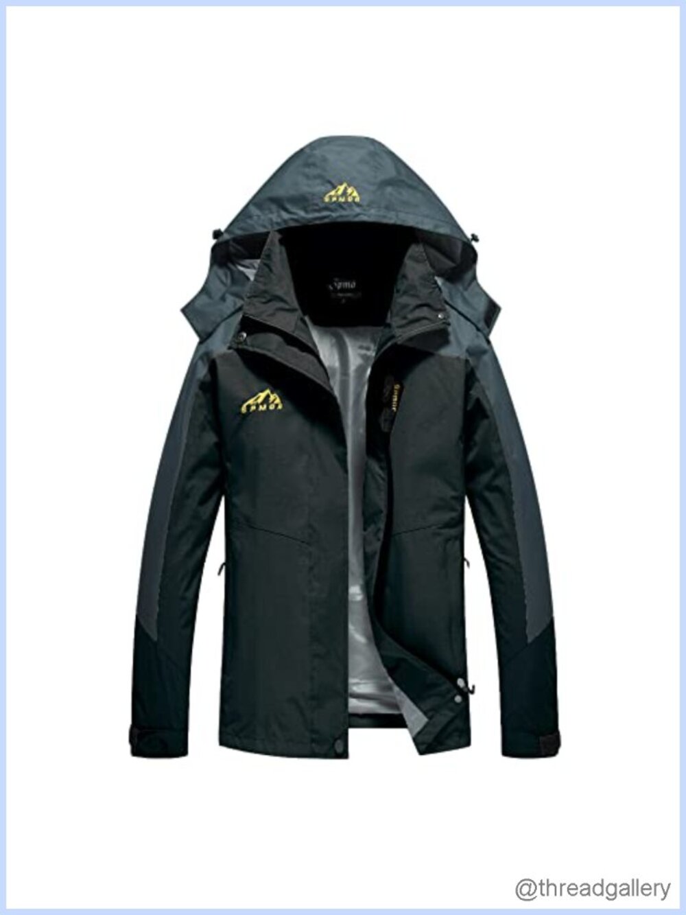 Women's Waterproof Rain Jacket Windproof Hooded Windbreaker Lightweight Raincoat